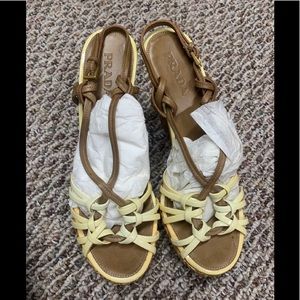 Prada wedge sandals
